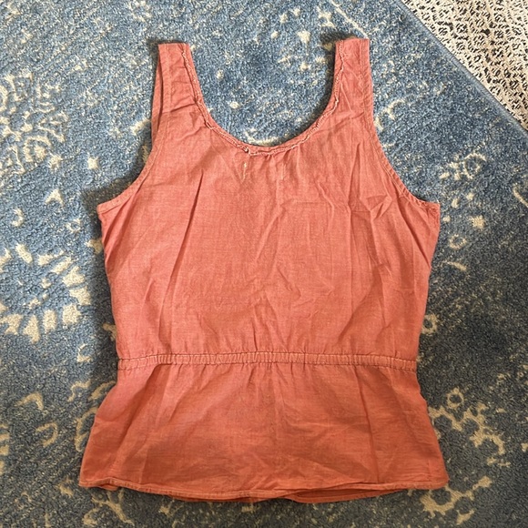 Ralph Lauren red baby doll top (size S-M) - Picture 3 of 3